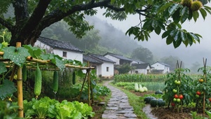 雨润乡居 雨声