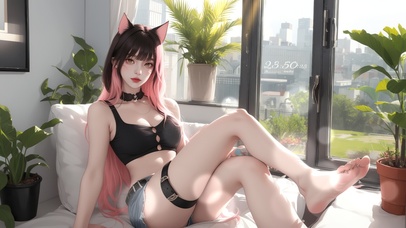 4K午后狐耳少女