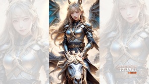4K性感Ai战甲女神美女