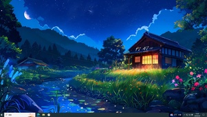 萤火夏夜流星小屋