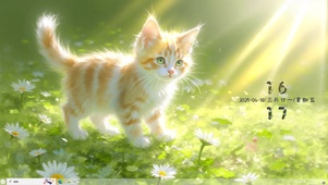 阳光下的猫咪