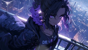 紫色少女（非主题）