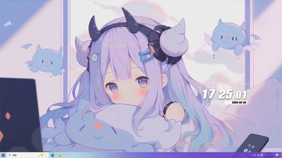 可爱女孩桌面主题