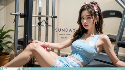 健身女孩（灵动