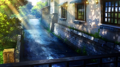 唯美治愈夏日乡村小镇河流