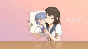可爱美少女贴贴