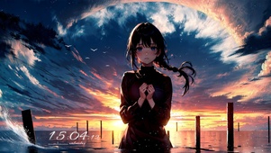 星河许愿少女