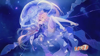 二次元可爱美女4K动态壁纸