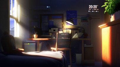 治愈温馨卧室房间