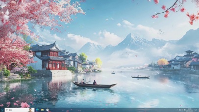 护眼江南风景-桌面主题