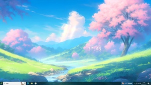 鸟鸣花香的山谷