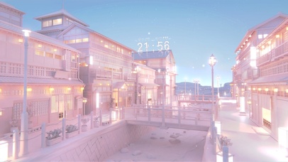 唯美治愈粉红小镇