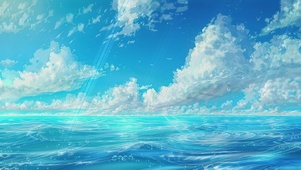 二次元海景壁纸