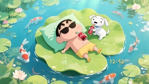 悠闲夏日小新