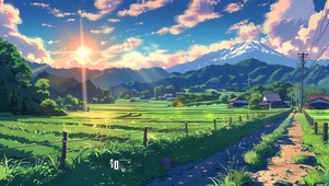 白云草地悠悠