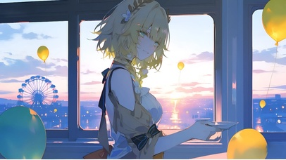 阿格莱雅-夕阳下的少女