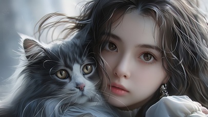 猫咪和少女