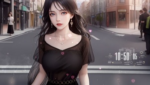 时尚街拍美女