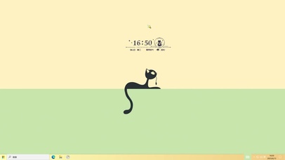 极简猫咪主题壁纸