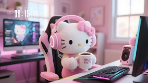 凯蒂猫在家
