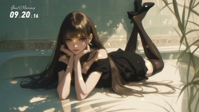 她的笑容带着一丝难以捉摸的神秘