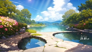 浪漫湖