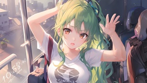 慌张可爱少女