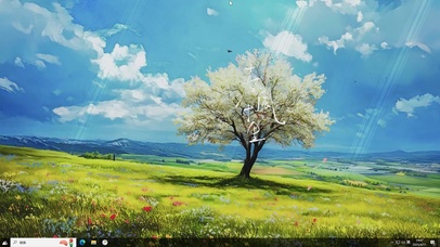 唯美风景AI插画-桌面主题