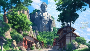 护眼春风古镇