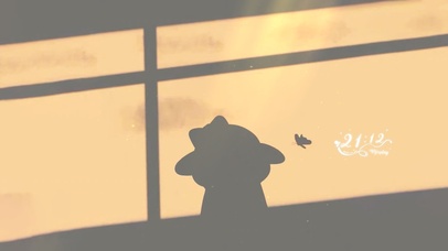 唯美治愈少女蝴蝶光影    