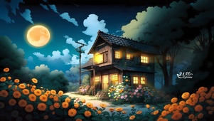 唯美花间小屋