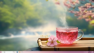 桃花浅浅