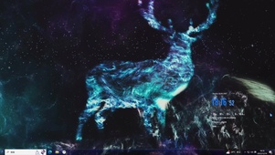 云鹿星云—【主题i桌面】