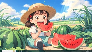 甜甜西瓜夏日