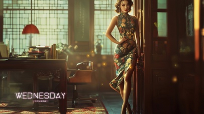 甜美而神秘，带着一种无言的魅力