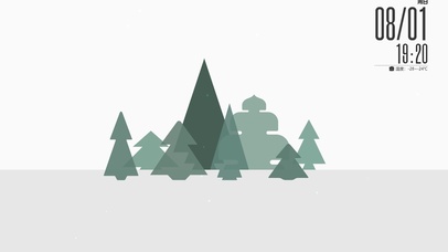 极简主义  4K  森林