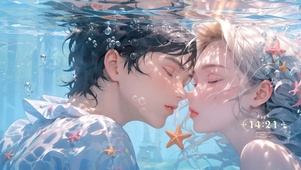 水下接吻情侣