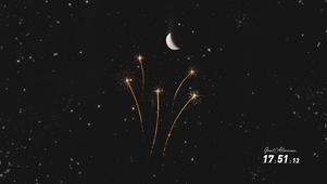 烟花夜空