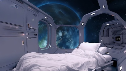 未来宇宙卧室