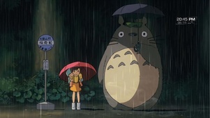 龙猫 下雨