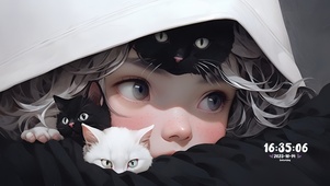 三只小猫