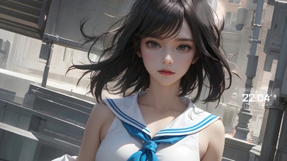 清纯水手服少女