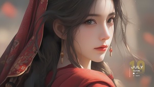 【4k】游戏美女，古风国风剑客