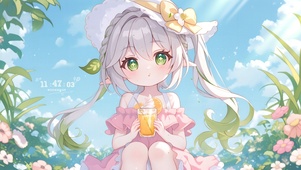 清新夏日