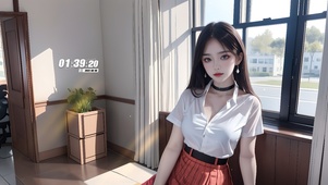 纯欲系小清新居家女生
