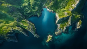 海岛航拍