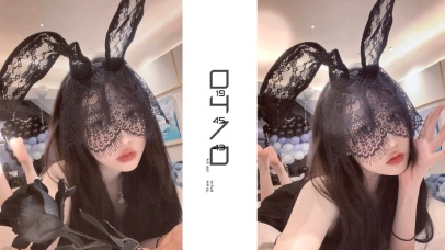 纯欲黑丝眼罩小姐姐