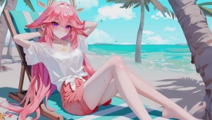 沙滩美女