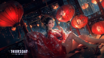 宛如翩翩起舞的蝴蝶，自由美丽