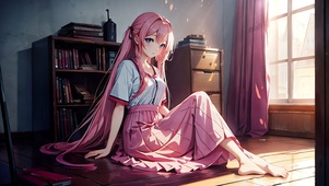 慵懒少女